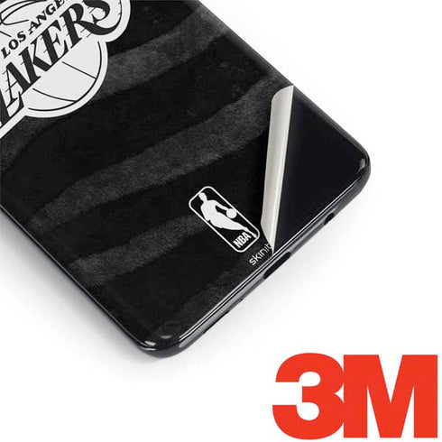NBA Los Angeles Lakers Black Animal Print Galaxy S9 Skin