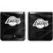 NBA Los Angeles Lakers Black Animal Print Galaxy Z Flip Skin