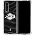 NBA Los Angeles Lakers Black Animal Print Galaxy Z Fold4 5G Clear Case