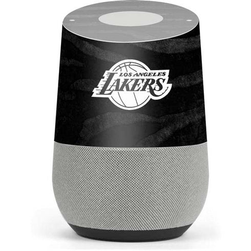 NBA Los Angeles Lakers Black Animal Print Google Home Skin