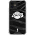 NBA Los Angeles Lakers Black Animal Print iPhone 12 Clear Case