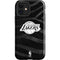 NBA Los Angeles Lakers Black Animal Print iPhone 12 Impact Case