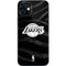 NBA Los Angeles Lakers Black Animal Print iPhone 12 Mini Skin