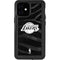 NBA Los Angeles Lakers Black Animal Print iPhone 12 Mini Waterproof Case