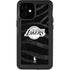 NBA Los Angeles Lakers Black Animal Print iPhone 12 Mini Waterproof Case