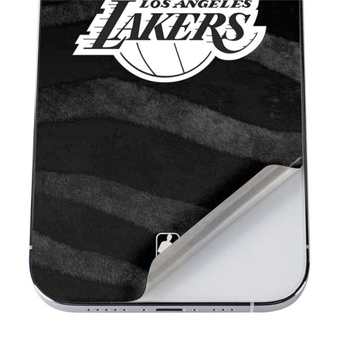 NBA Los Angeles Lakers Black Animal Print iPhone 12 Pro Skin