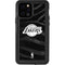 NBA Los Angeles Lakers Black Animal Print iPhone 12 Pro Waterproof Case