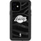 NBA Los Angeles Lakers Black Animal Print iPhone 12 Waterproof Case