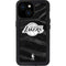 NBA Los Angeles Lakers Black Animal Print iPhone 13 Mini Waterproof Case