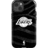 NBA Los Angeles Lakers Black Animal Print iPhone 14 Impact Case