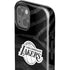 NBA Los Angeles Lakers Black Animal Print iPhone 15 Impact Case