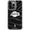 NBA Los Angeles Lakers Black Animal Print iPhone 15 Pro Clear Case