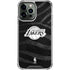 NBA Los Angeles Lakers Black Animal Print iPhone 15 Pro Max Clear Case