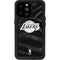 NBA Los Angeles Lakers Black Animal Print iPhone 14 Pro Max Waterproof Case