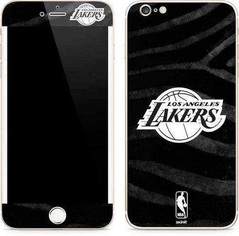 NBA Los Angeles Lakers Black Animal Print iPhone 6/6s Plus Skin