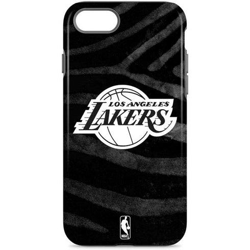 NBA Los Angeles Lakers Black Animal Print iPhone 7 Pro Case