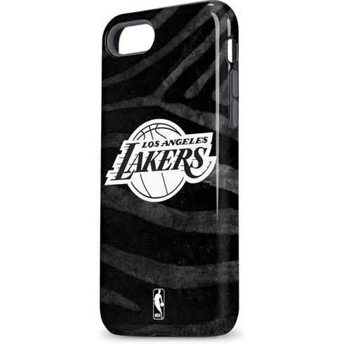 NBA Los Angeles Lakers Black Animal Print iPhone 7 Pro Case