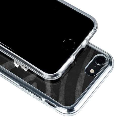 NBA Los Angeles Lakers Black Animal Print iPhone SE (2nd & 3rd Gen) Clear Case