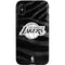 NBA Los Angeles Lakers Black Animal Print iPhone X Pro Case