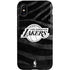 NBA Los Angeles Lakers Black Animal Print iPhone X Pro Case