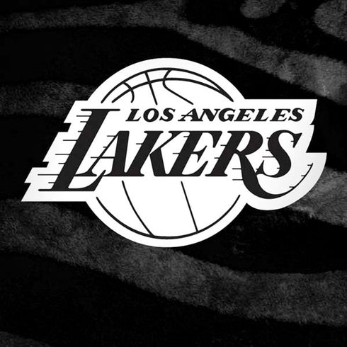 NBA Los Angeles Lakers Black Animal Print iPhone X Pro Case