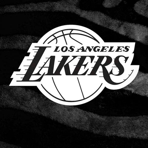 NBA Los Angeles Lakers Black Animal Print iPhone XR Pro Case