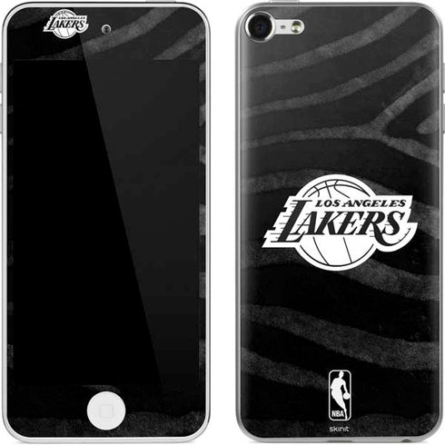 NBA Los Angeles Lakers Black Animal Print Apple iPod Skin