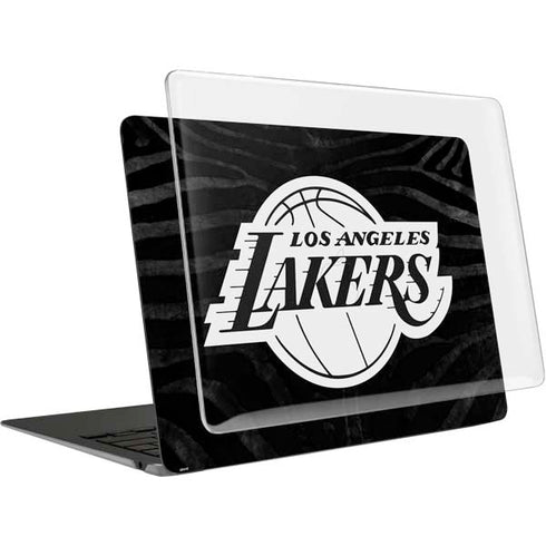 NBA Los Angeles Lakers Black Animal Print MacBook Air 13in M1 (2021) Case plus Skin