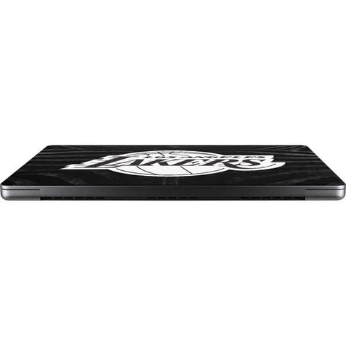 NBA Los Angeles Lakers Black Animal Print MacBook Pro 14in (2021-24) Skin
