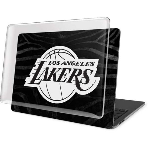 NBA Los Angeles Lakers Black Animal Print MacBook Pro 16in (2019-20) Case plus Skin