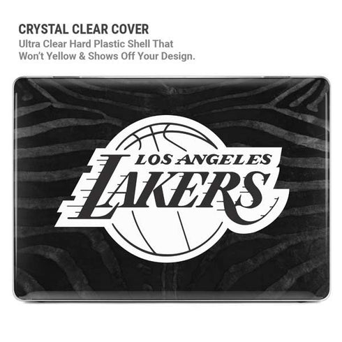 NBA Los Angeles Lakers Black Animal Print MacBook Pro 16in (2021-25) Case plus Skin
