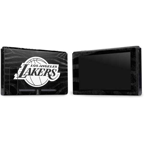 NBA Los Angeles Lakers Black Animal Print Nintendo Switch Bundle Skin