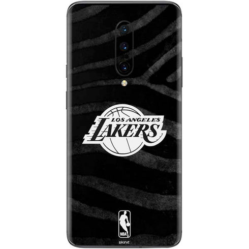 NBA Los Angeles Lakers Black Animal Print OnePlus 7 Pro Skin
