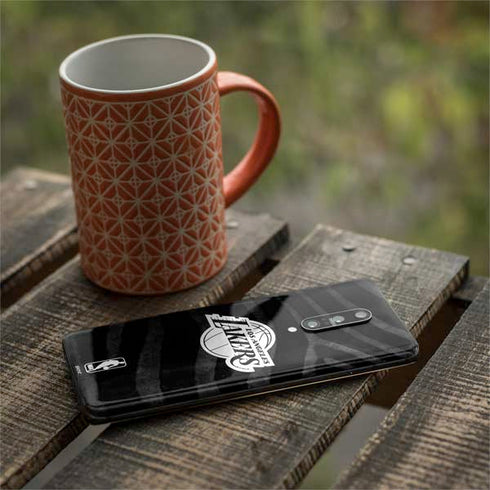 NBA Los Angeles Lakers Black Animal Print OnePlus 7 Pro Skin