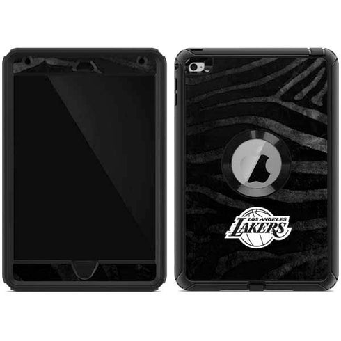 NBA Los Angeles Lakers Black Animal Print Otterbox Defender iPad Skin