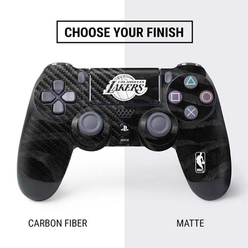 NBA Los Angeles Lakers Black Animal Print PS4 Controller Skin