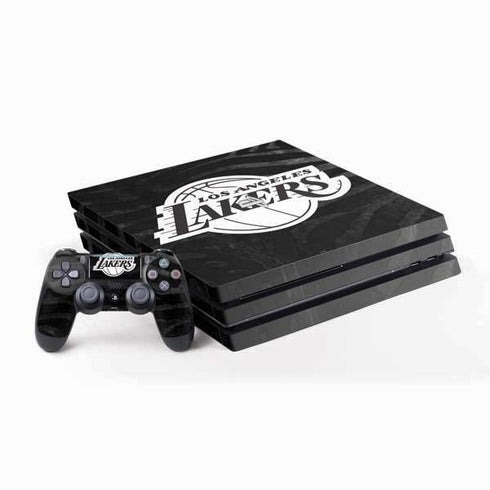 NBA Los Angeles Lakers Black Animal Print PS4 Pro Bundle Skin