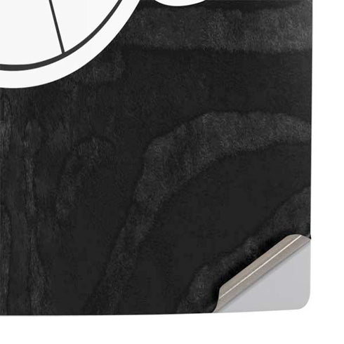 NBA Los Angeles Lakers Black Animal Print PS5 Slim Disk Console Skin