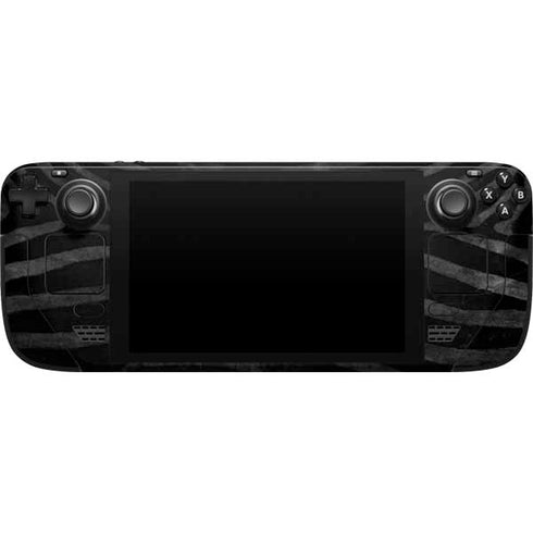 NBA Los Angeles Lakers Black Animal Print Steam Deck Handheld Gaming Computer Skin