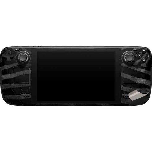 NBA Los Angeles Lakers Black Animal Print Steam Deck Handheld Gaming Computer Skin