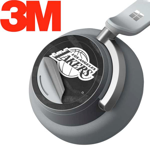 NBA Los Angeles Lakers Black Animal Print Surface Headphones Skin