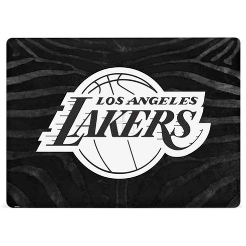 NBA Los Angeles Lakers Black Animal Print Surface Laptop 3 13.5in Skin
