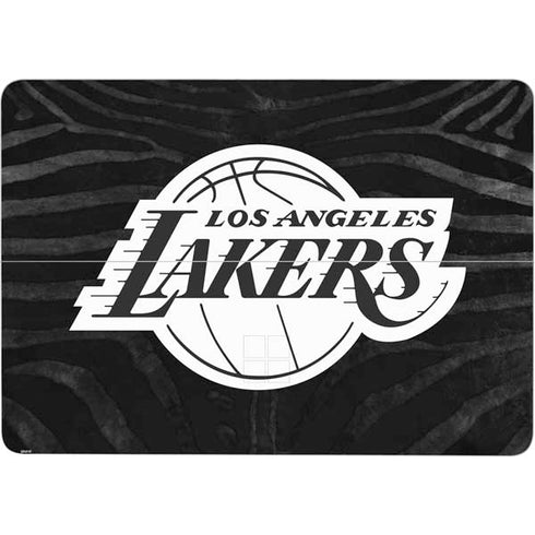 NBA Los Angeles Lakers Black Animal Print Surface Laptop Studio Skin