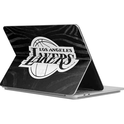 NBA Los Angeles Lakers Black Animal Print Surface Laptop Studio Skin