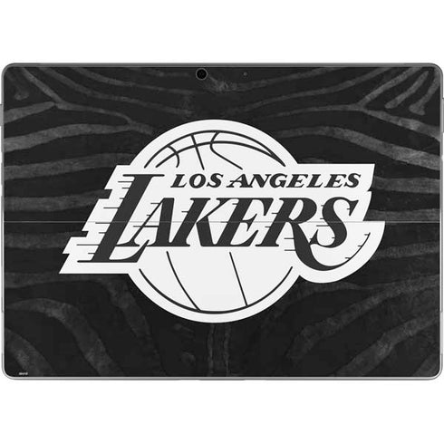 NBA Los Angeles Lakers Black Animal Print Surface Pro 9 Skin