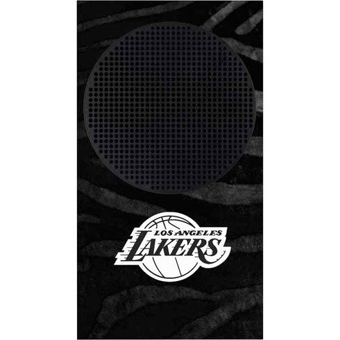 NBA Los Angeles Lakers Black Animal Print Xbox Series S Skins