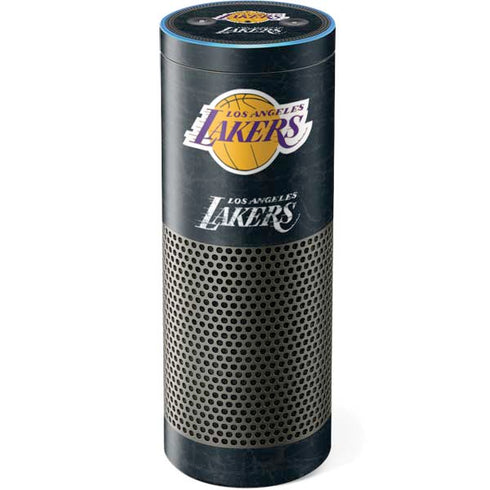 NBA Los Angeles Lakers Black Primary Logo Amazon Echo Skin