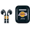 NBA Los Angeles Lakers Black Primary Logo Apple AirPods Skin