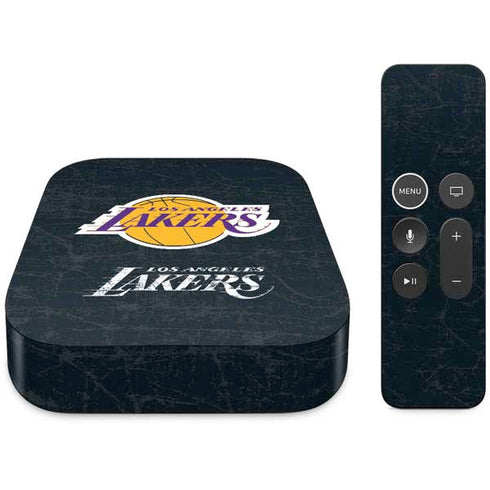 NBA Los Angeles Lakers Black Primary Logo Apple TV Skin