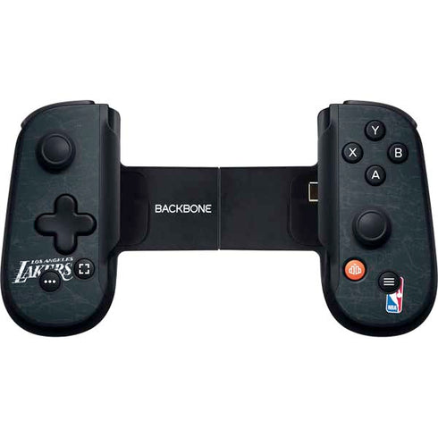 NBA Los Angeles Lakers Black Primary Logo Backbone One for iPhone Game Controller Skin